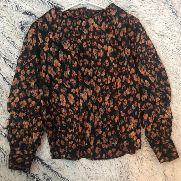 Zara Basic Long Sleeve Shirt - Picture 4 of 7